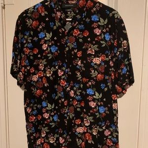 Urban Outfitters Flower Button Down